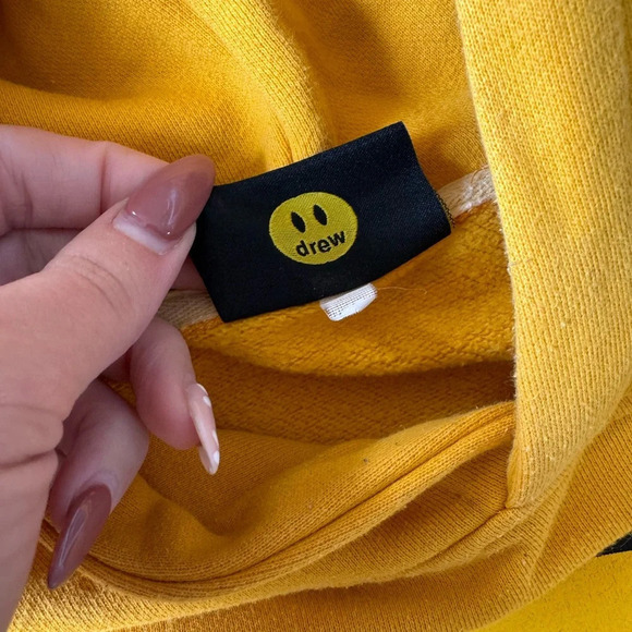 Drew House Golden Yellow Mascot Oversized Hoodie - Picture 5 of 7